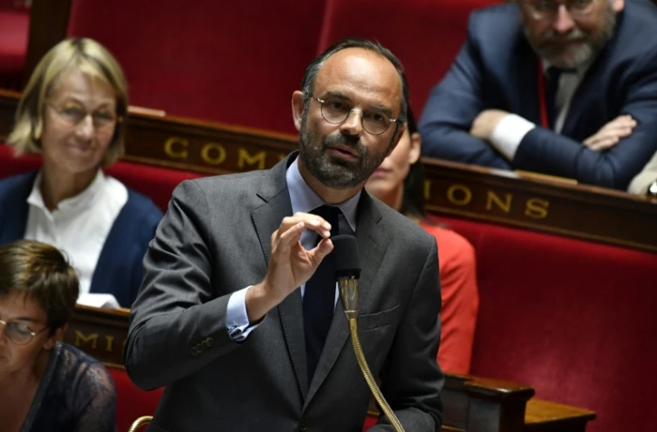 Le Premier ministre Edouard Philippe à l'Assemblée nationale, le 22 mai 2018 à Paris