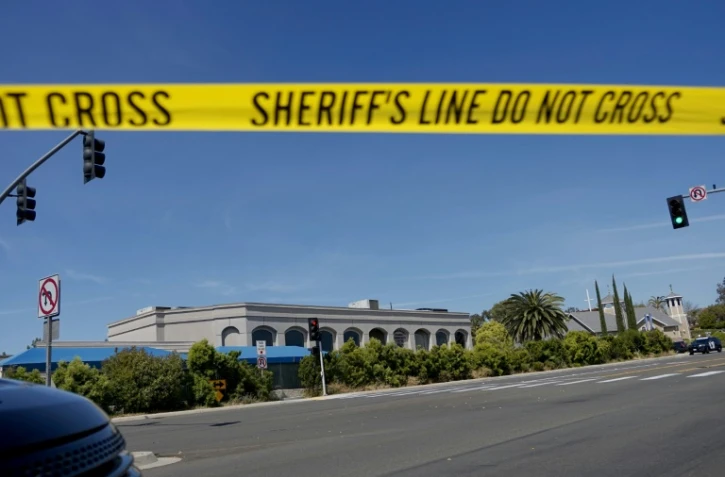 La synagogue de Poway, près de San Diego, en Californie, où un homme a ouvert le feu, faisant un mort et trois blessés, le 27 avril 2019