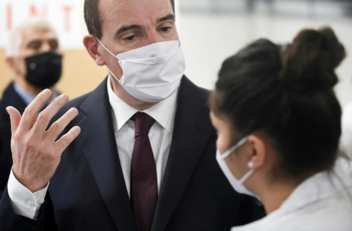 Le Premier ministre Jean Castex au CHU de Brest, le 20 novembre 2020