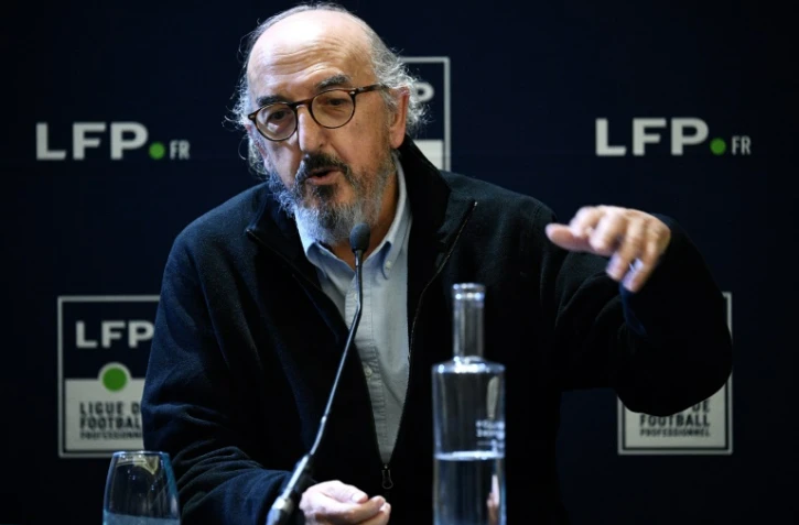Jaume Roures, le patron du groupe audiovisuel sino-espagnol Mediapro, lors d'un point presse à Paris, le 12 décembre 2019 