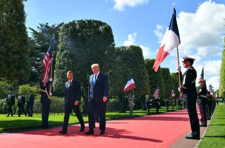En Normandie, Macron et Trump célèbrent le D-Day et la liberté
