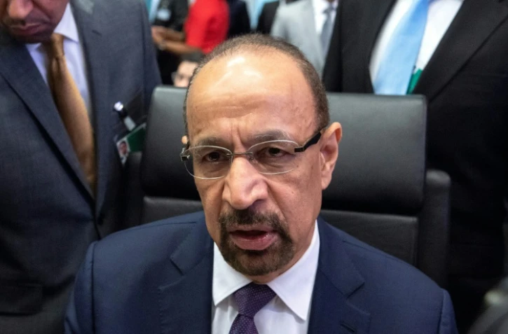 Le ministre saoudien de l'Energie Khaled al-Faleh en marge d'une réunion de l'Opep à Vienne, le 6 décembre 2018