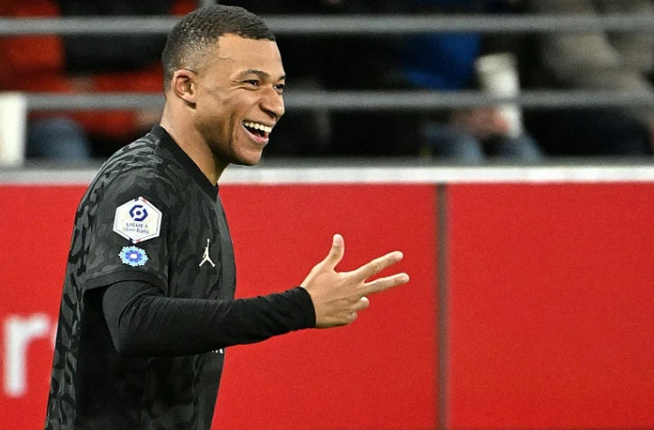L'attaquant du PSG Kylian Mbappe, auteur d'un triplé à Reims samedi lors de la 12e journée de Ligue 1