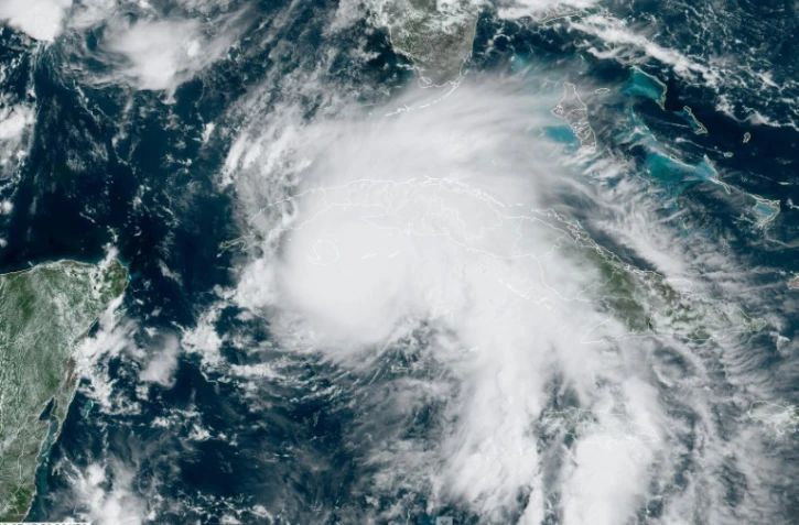 L'ouragan Ida le 27 août 2021