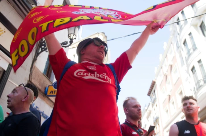 Un supporter de Liverpool à Madrid, le 31 mai 2019, à la veille de la finale de Ligue des champions contre Tottenham