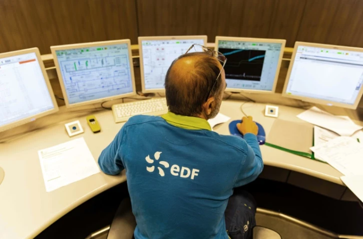 Dans la salle de contrôle de la centrale nucléaire de Flamanville, le 14 juin 2022