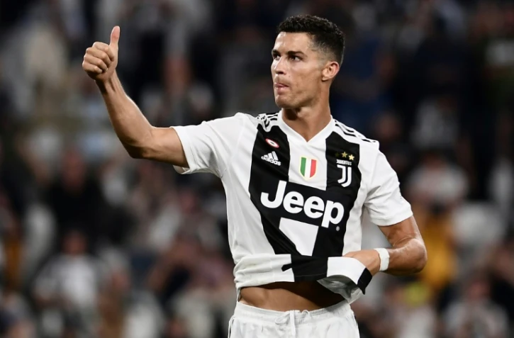 L'attaquant de la Juventus Cristiano Ronaldo lors de la réception de Naples le 29 septembre 2018