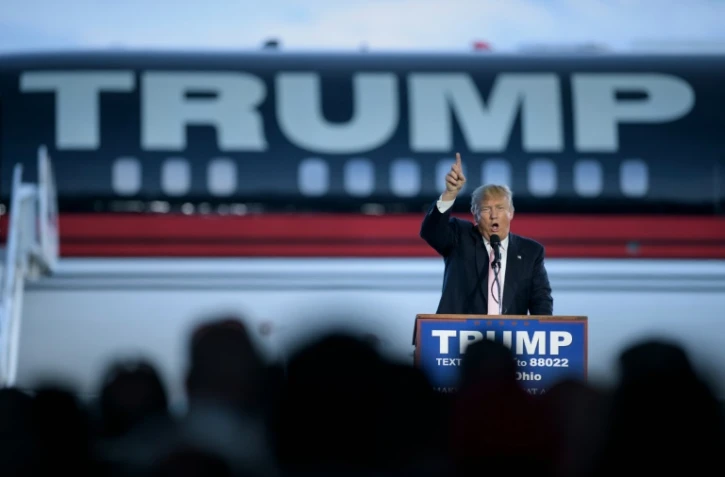 Donald Trump, lors d'un meeting dans l'Ohio le 14 mars 2016