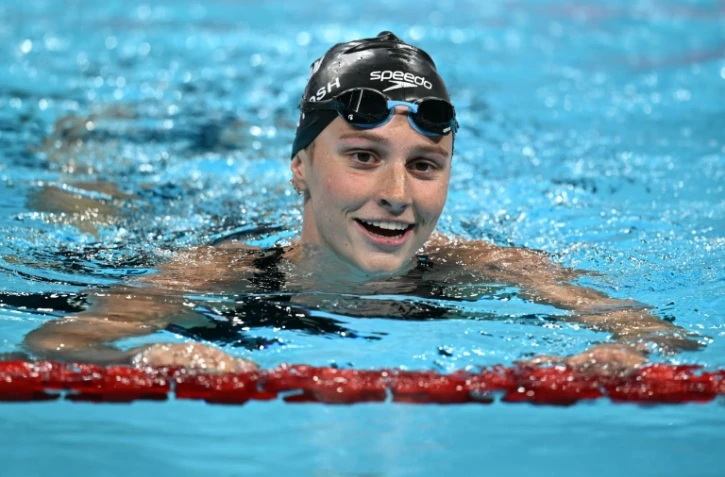 La nageuse canadienne Summer McIntosh lors de la demi-finale du 200 m 4 nages aux Jeux olympiques 2024 de Paris à Paris La Défense Arena (Nanterre) le 2 août 2024