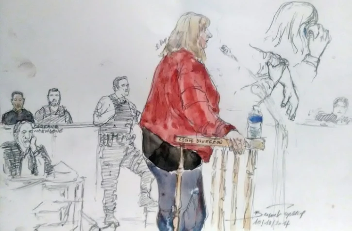 Un crocquis d'audience de Cécile Bourgeon, le 10 octobre 2017 au Puy-en-Velay