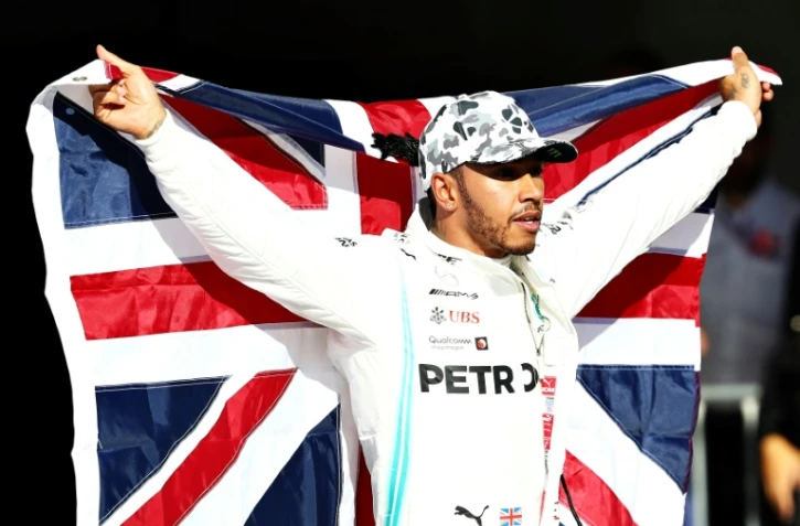 Le Britannique Lewis Hamilton champion du monde de Formule 1 après le GP des Etats-Unis, le 3 novembre 2019 à Austin (Texas) 