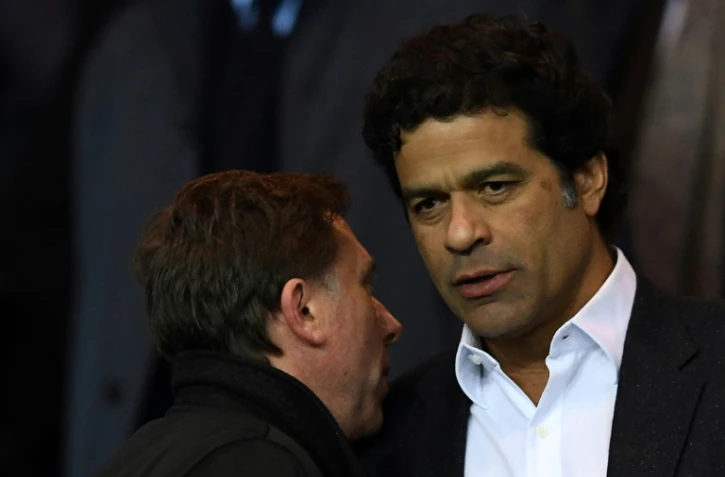 Rai, champion du monde 1994 avec le Brésil et ancien N.10 du PSG, avant le match du PSG face à Manchester City en Ligue des champions au Parc des Princes, le 6 avril 2016  