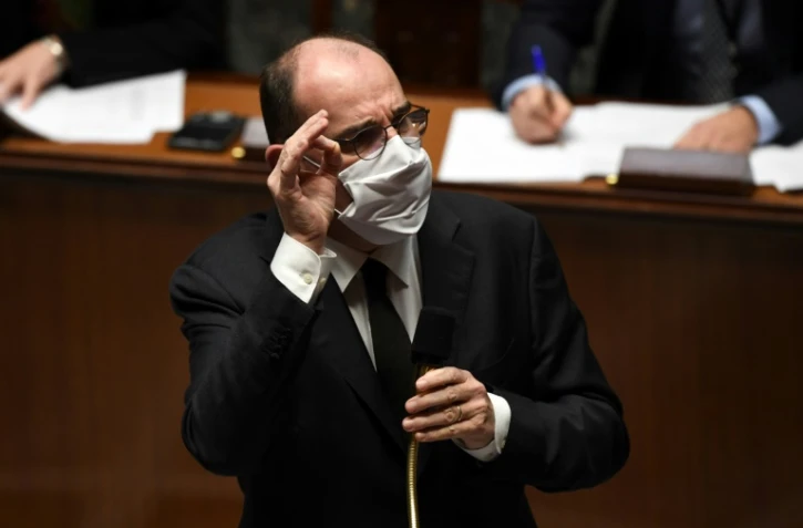Le Premier ministre Jean Castex à l'Assemblée nationale à Paris le 1er décembre 2020