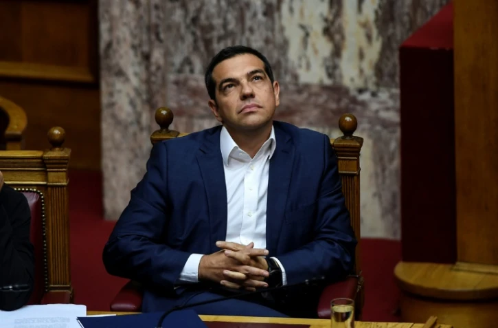 Le Premier ministre grec Alexis Tsipras à Athènes, le 14 juin 2018
