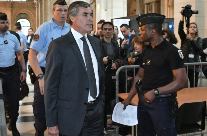 Jérôme Cahuzac à son arrivée au palais de justice le 5 septembre 2016 à Paris