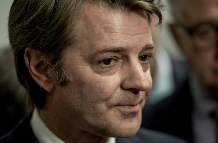 François Baroin à Tourcoing, dans le nord de la France, le 11 mai 2017