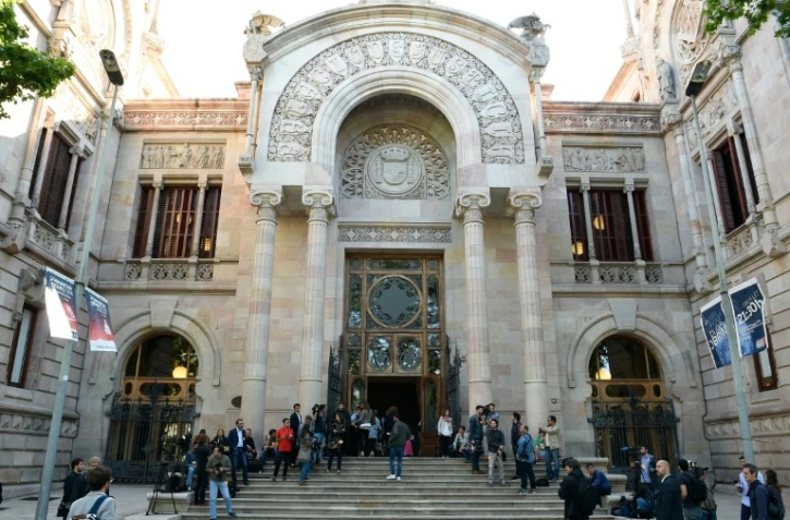 Le tribunal de Barcelone, le 31 mai 2016 lors de l'ouverture du procès de Lionel Messi pour fraude fiscale