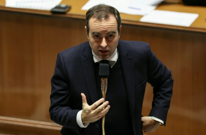 Le Premier ministre Sébastien Lecornu à l'Assemblée nationale, le 23 décembre 
2025 à Paris