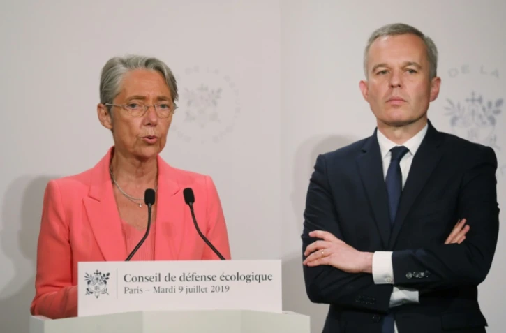 Elisabeth Borne et François de Rugy le 9 juillet 2019 à Paris