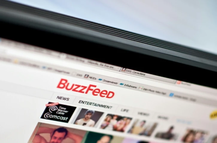 Le logo du site d'actualités BuzzFeed, qui a annoncé le 7 juin 2018 la fermeture de sa version française