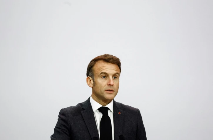 Emmanuel Macron Ă Strasbourg, le 23 novembre 2024