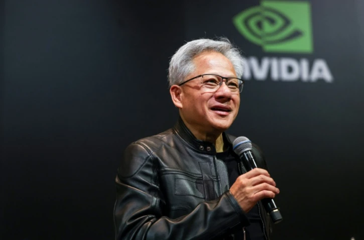 Le patron de Nvidia Jensen Huang, le 21 mai 2025 à Taipei
