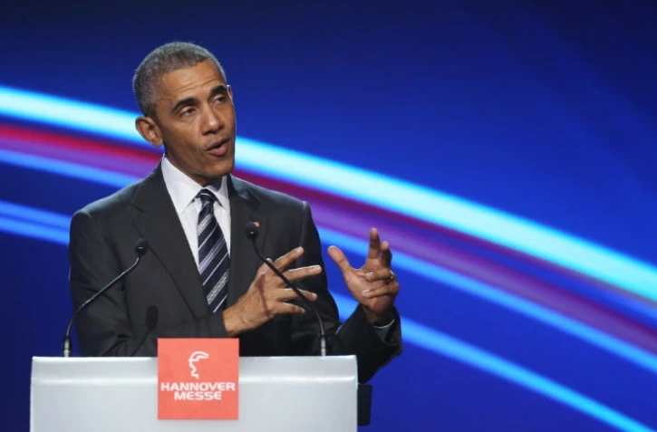 Barack Obama à Hanovre le 24 avril 2016