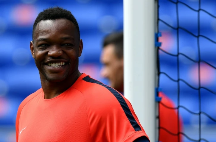 Le gardien français Steve Mandanda, le 25 juin 2016 au Parc OL à Lyon