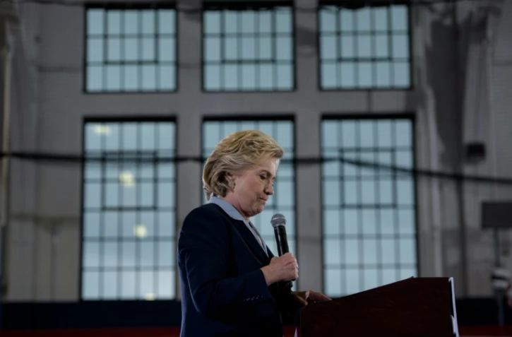 La candidate démocrate à la Maison Blanche Hillary Clinton en campagne à Akron, Ohio, le 3 octobre 2016