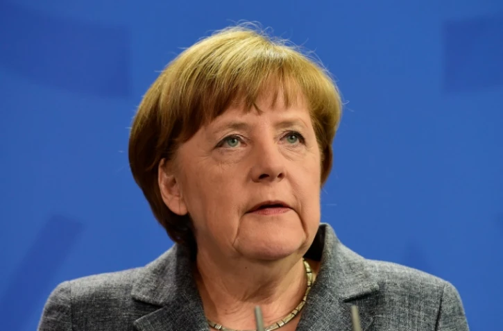 La chancelière allemande Angela Merkel, le 15 avril 2016 à Berlin 