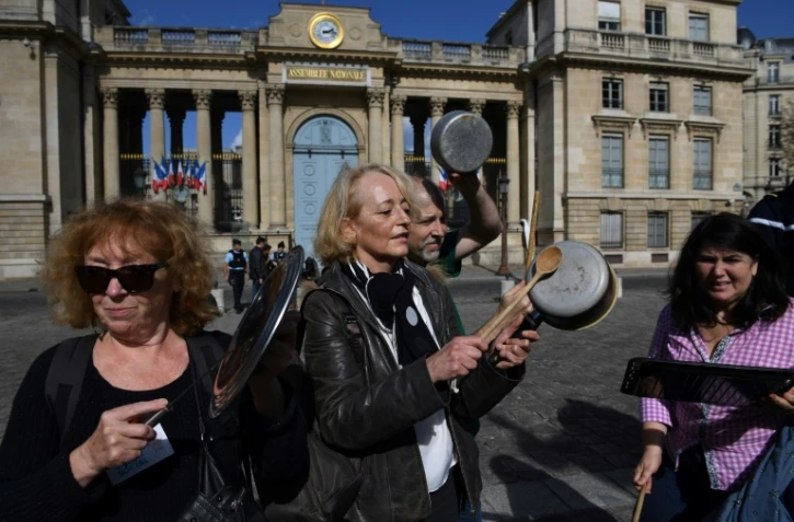 Concert de casseroles contre la politique sociale du gouvernement et sa réforme du Code du travail, le 30 septembre 2017 à Bordeaux