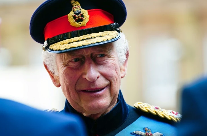 Le roi Charles III lors d'une cérémonie à Buckingham Palace, à Londres, le 15 juin 2023