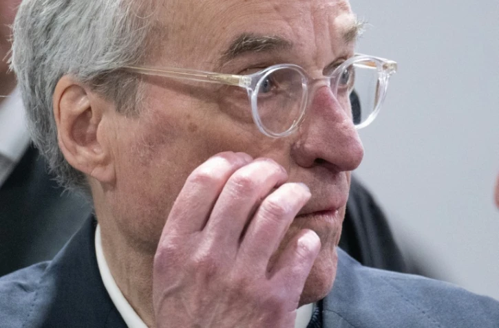 Henri XIII, dit Prince Reuss, accusé d'être le principal instigateur de la tentative de coup d'Etat en Allemagne, le 21 mai 2024, au tribunal de Francfort