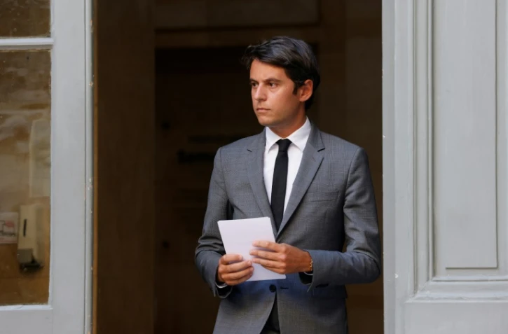 Le ministre de l'Education Gabriel Attal le 6 septembre 2023 à Paris