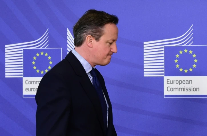 Le Premier ministre britannique David Cameron, à Bruxelles, le 29 janvier 2016