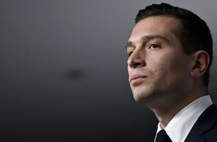 Le président du Rassemblement national Jordan Bardella au soir du premier tour des législatives à Paris, le 30 juin 2024