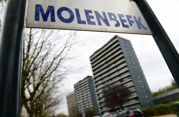 L'entrée de la commune de Molenbeeck en Belgique, le 15 novembre 2015
