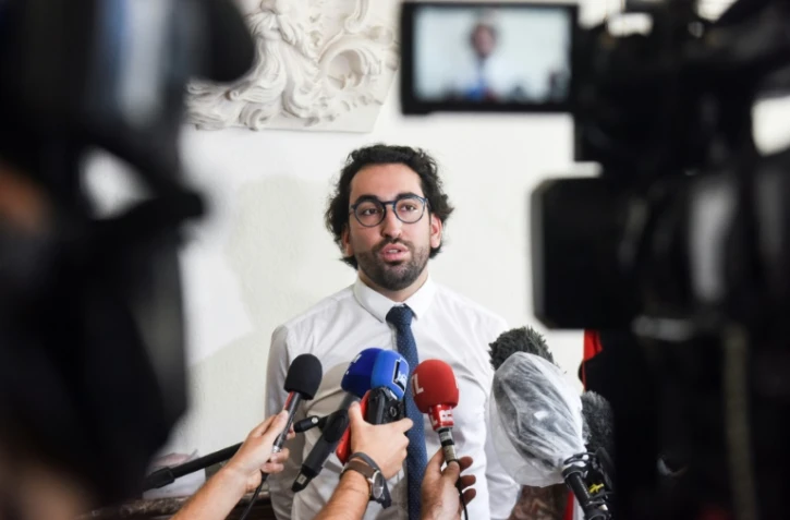 L'avocat du suspect de l'incendie de la cathédrale de Nantes, Me Quentin Chabert, le 26 juillet 2020 à Nantes