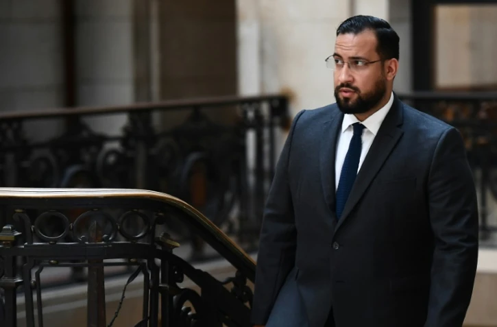 L'ancien garde du corps du président Emmanuel Macron, Alexandre Benalla, arrive au Palais de justice de Paris, le 9 juin 2023 