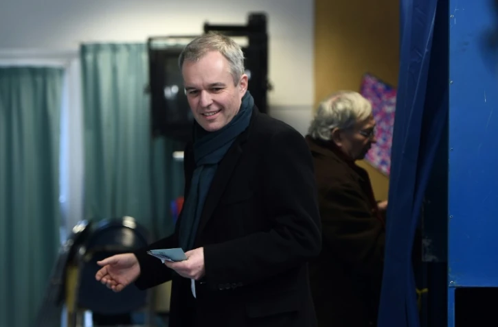 François de Rugy lors du premier tour de la primaire du PS, le 22 janvier 2017 à Nantes 