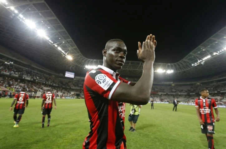 Mario Balotelli, auteur d'un doublé pour Nice contre Marseille à l'Allianz Riviera, le 11 septembre 2016