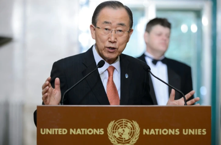 Ban Ki-moon, secrétaire général de l'ONU, le 29 février 2016 à Genève