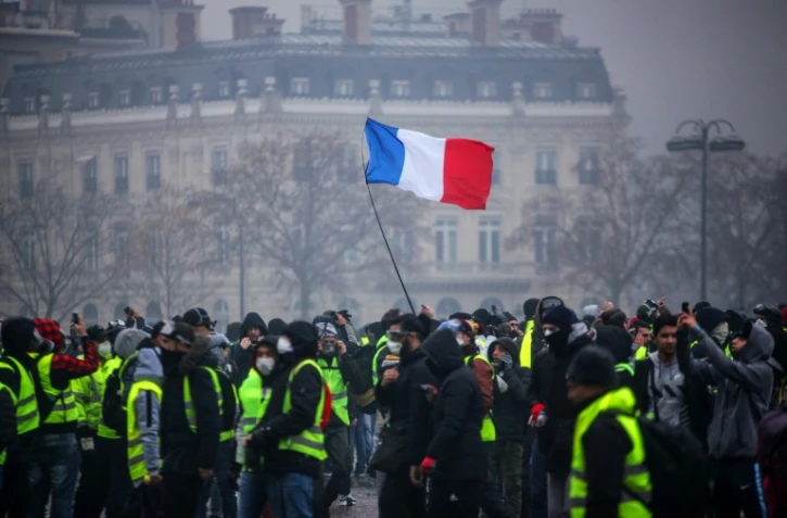 Manifestation de gilets jaunes, le 1er décembre 2018 à Paris