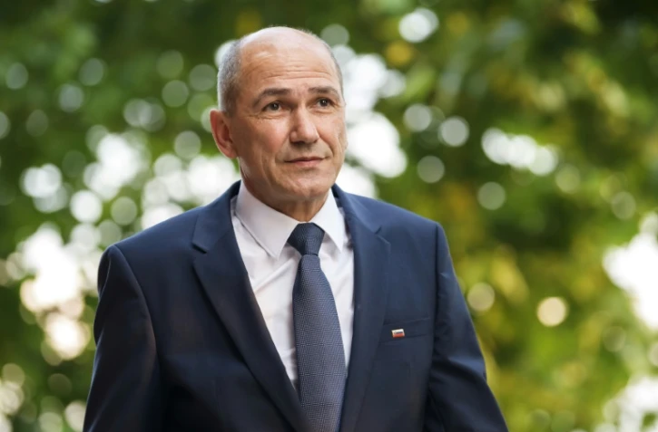 Janez Jansa, ancien Premier ministre, à Ljubljana en Slovénie, le 28 mai 2018