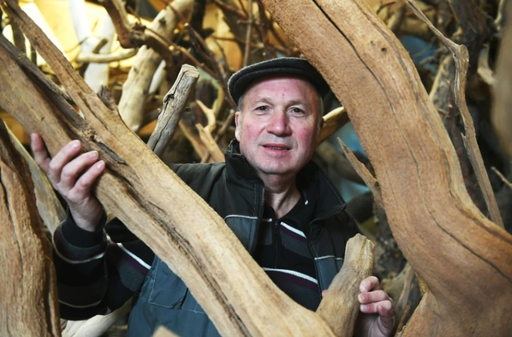 Depuis plus de 30 ans, Hervé Mayon, ancien dessinateur industriel façonne des arbres semi-artificiels destinés à la décoration d'événements ou de scènes de théâtre.