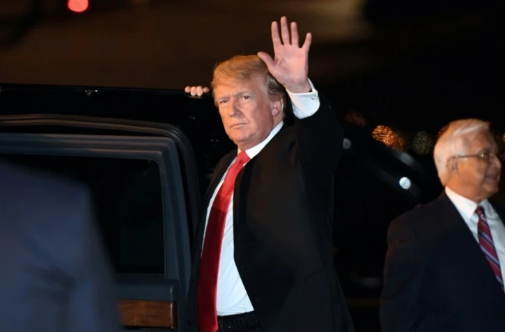 Le président américain Donald Trump arrive à Buenos Aires, en Argentine, le 29 novembre 2018 pour participer au sommet du G20