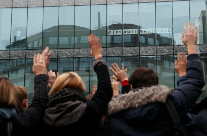 Le personnel d'iTélé vote pour reconduire la grève le 7 novembre 2016 à Boulogne-Billancourt