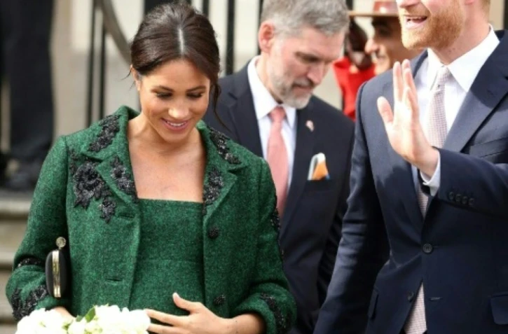L'épouse du prince Harry, Meghan, auprès de son mari lors d'une célébration pour la Journée du Commonwealth, le 11 mars 019 à Londres