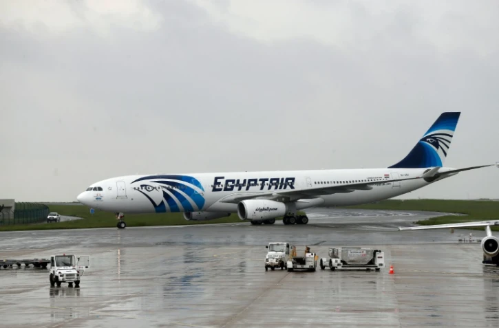 Un Airbus A330 d'EgyptAir, le 19 mai 2016 à Roissy-Charles-de-Gaulle