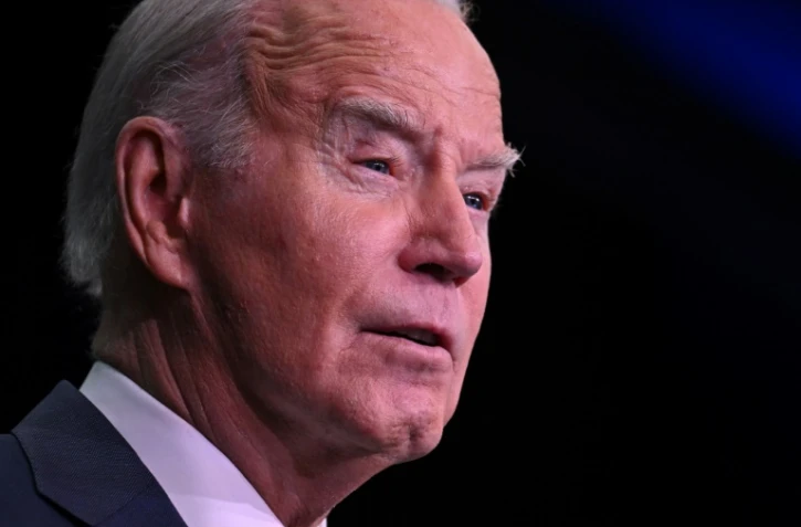 Le président Joe Biden à Leesburg, en Virginie, le 8 février 2024